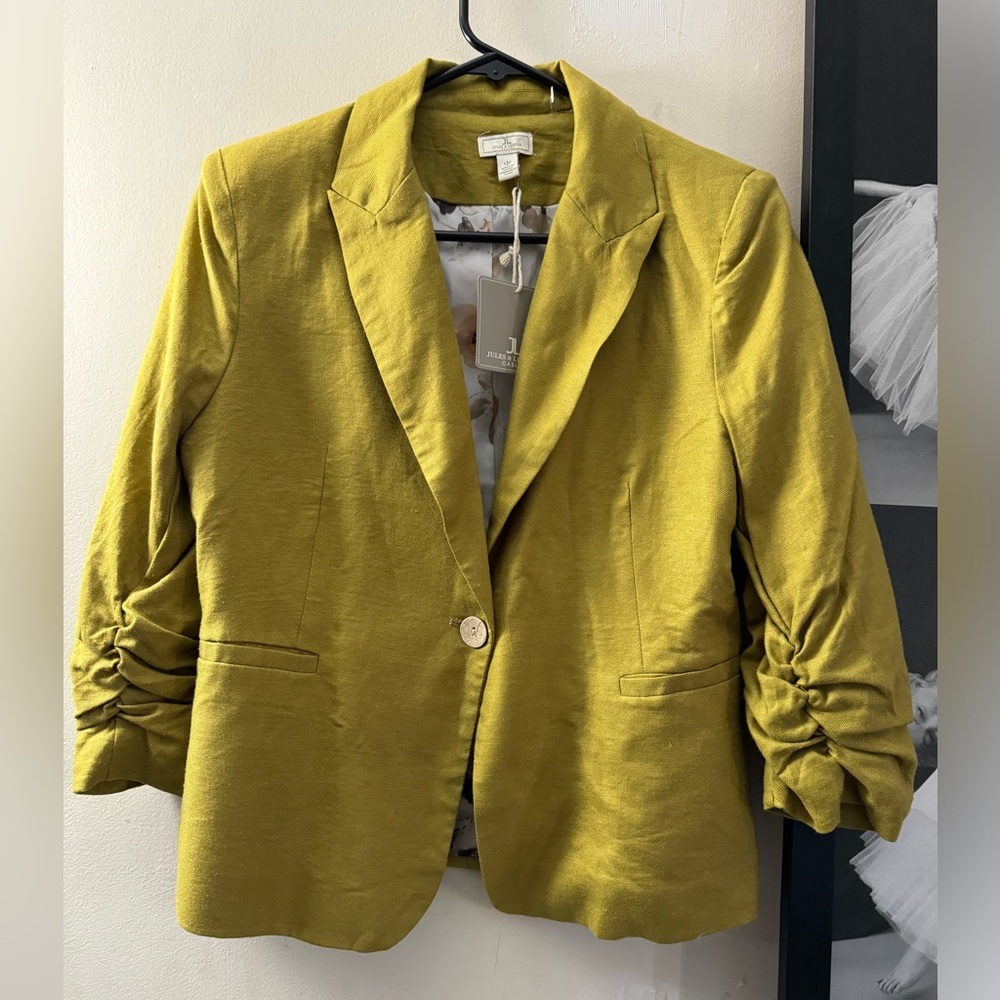 Jules and Leopold Olive Casual Blazer size S/P